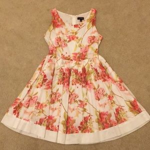 The Limited Pink Floral A-Line Summer Dress